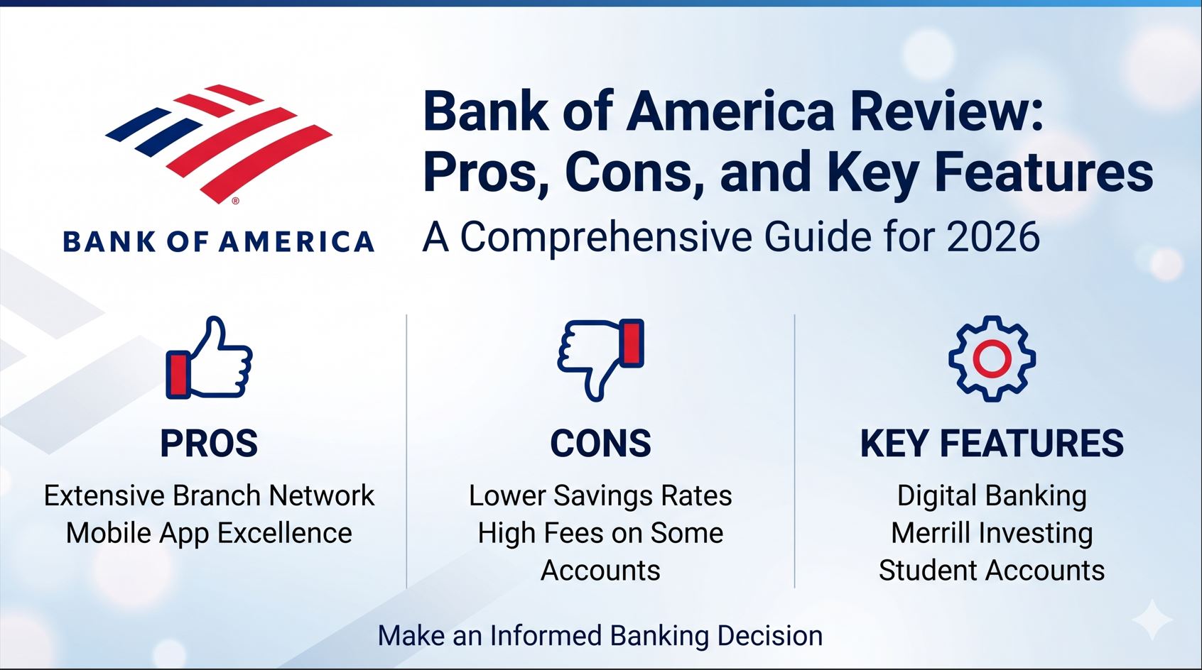 Bank of America Review: Pros, Cons, and Key Features